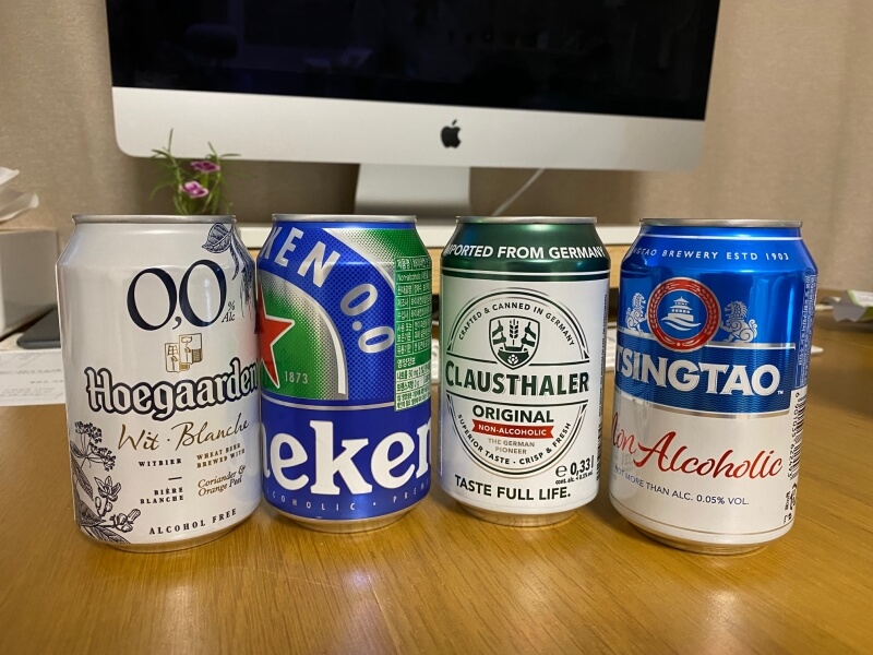 해외 무알콜맥주 4종