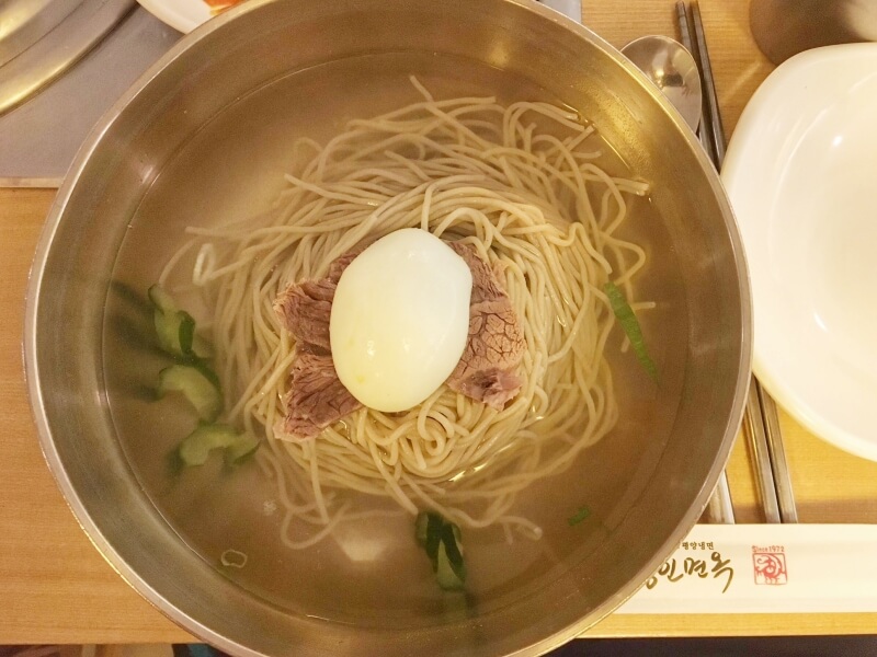 여의도 정인면옥 평양냉면 순면