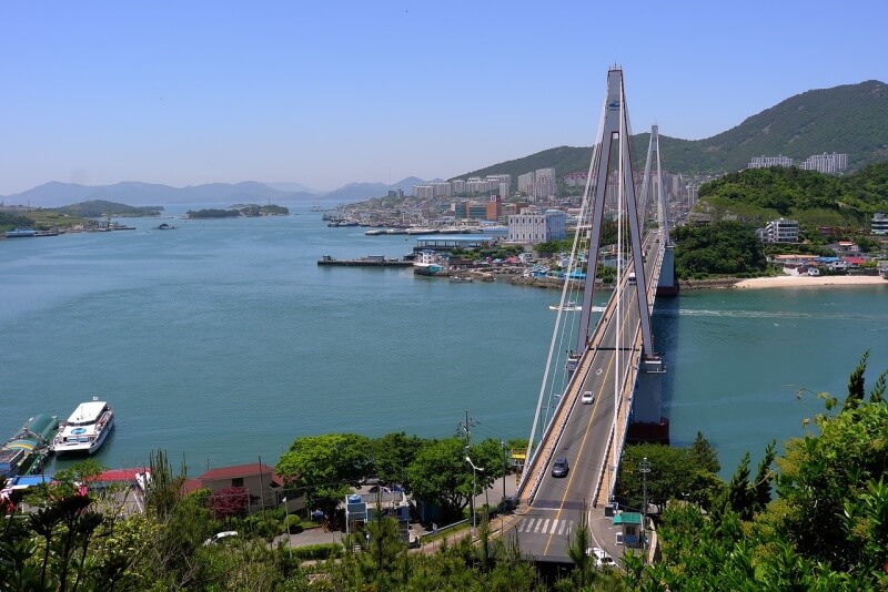 여수에 있는 돌산대교
